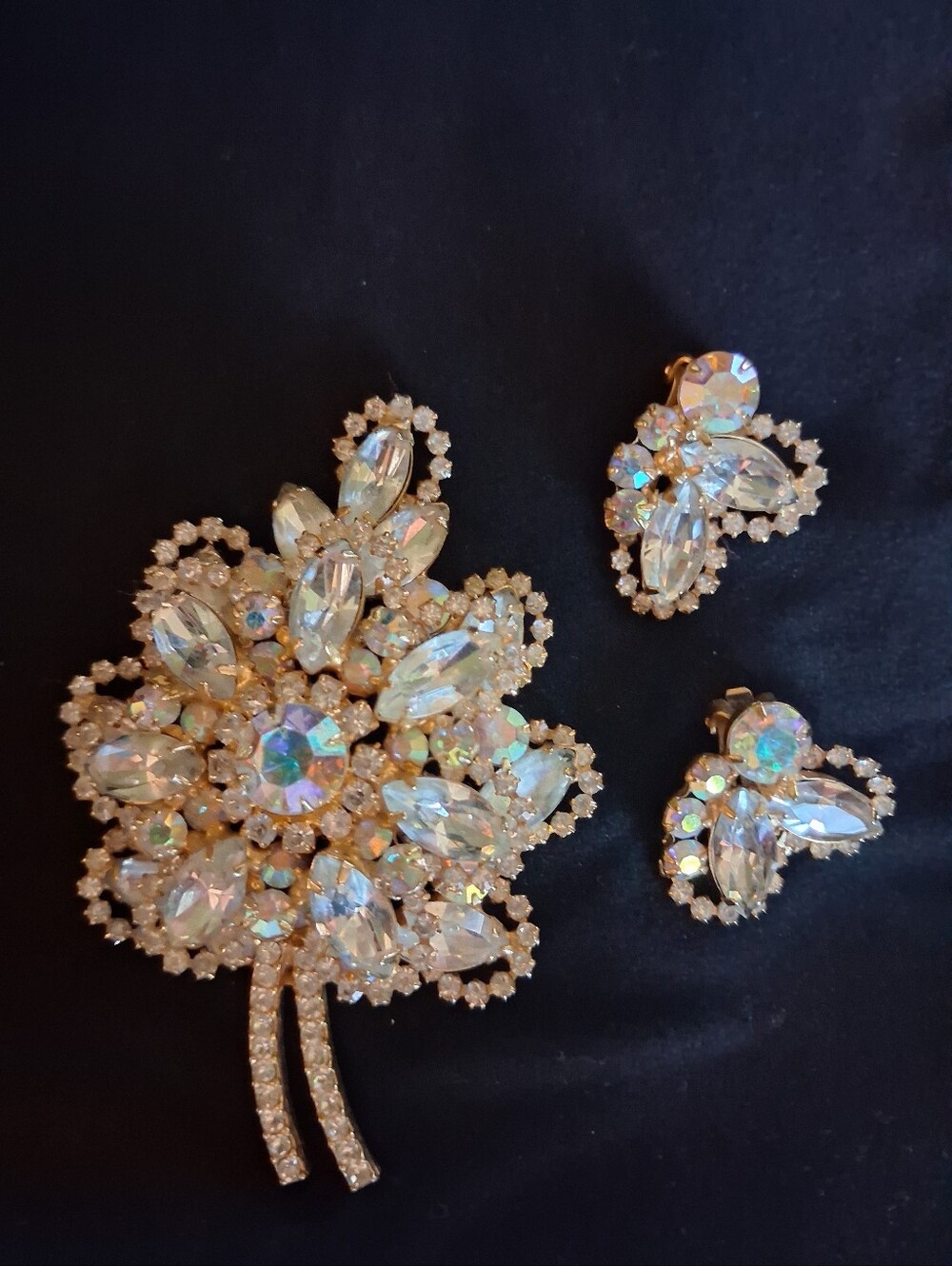 DeLizza and Elster Juliana Brooch & Earring Set
